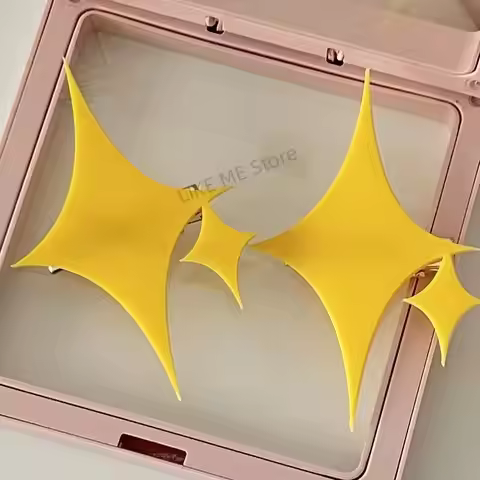 Sweet Cartoon Star Hairpins for Women Revue Starlight Kagura Hikari Cosplay Star Hair Clips Headwear