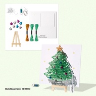 Unicorn String Art Kit สำหรับเด็ก DIY Magic Thread CRAFT พร้อม Pre-drilled Wood BOARD & 12สีเส้นด้าย