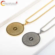 Om Mani Flower Jewelry Necklace