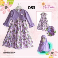 D53 Gamis Labella GB+REG3-DM 19 GAMIS FOR 1 YEAR OLD BABY