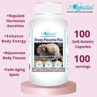 GET Effective Sheep Placenta Plus [30/100/450 caps] - Fade Aging Spots / Regulate Hormones