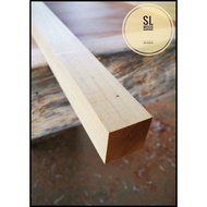 18(T)mm × 18(W)mm Chengal Solid Wood Timber Smooth Finish  = 10'(L)Feet Kayu Cengal (bundle of 10)