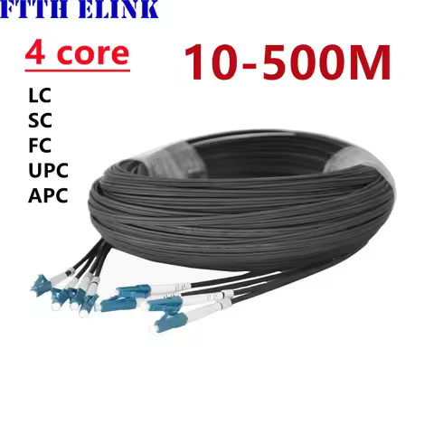 Outdoor drop patchcord LC-LC 10-500M singlemode 4 fiber FC LC APC 3 steel 100m200m50m60m 4 core ftth