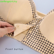 Ready stock extra large size bra for women cotton 38-52 A-G cup printed no rims vest style front but