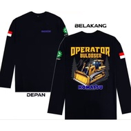 BULDOSER OPERATOR LONG SLEEVE T-SHIRT - KOMATSU