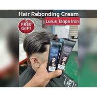 Hair Rebonding Cream Krim Pelurus Rambut Tanpa Iron Rambut