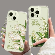 HP Latest Small Fresh Campanula Orchid Soft Case Vivo Y21D Z10R 5G V60 Lite Y400 V60 Y19s Pro V50 V4