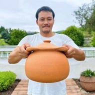 หม้อแกง หม้อน้ำยา หม้อดินเผา หม้อใหญ่ทรงสูง ใส่น้ำได้ 5 ลิตร
