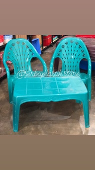 TERLARIS! kursi santai set / kursi rebahan plastik warna / kursi meja