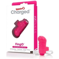 The Screaming O - Charged FingO Rechargeable Finger Vibe (Pink)