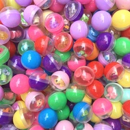 50/100Pcs Gumball Machine Capsules Clear-Colored Mini Kawaii Round Capsule Toys Collection for Vendi