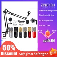 Microphone Original ZINGYOU BM 800 Studio Professional Bm800 Condenser Sound Recordinge for Computer
