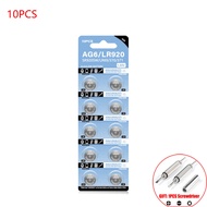2-50pcs AG6 371 sr920sw lr920 sr927 171 370 l921 LR69 sr920 1.55V coin watch toys remote button cel