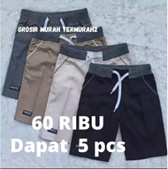 LAGI DISKON 60 RB DAPAT 5 CELANA PENDEK SANTAI CHINO PRIA DEWASA/ CELANA SANTAI DISTO CHINO UKURAN  