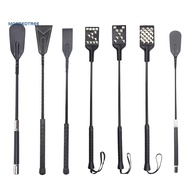 Long Handle Faux Leather Riding Crops BDSM Bondage Spanking Paddle Whips Sex Toy