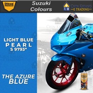 Diton Premium S9793 Suzuki Light Blue Pearl Azure Blue S 9793 Suzuki Colors Motorcycle Spray Paint 4