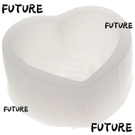 HL-FUTU Heart Wedding Silicone Mould, Silicone White Hand in Hand Soap Mould, Heart Candle Mould 9.1