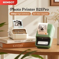 Niimbot B21Pro Photo Label Printer Smart 300DPI Label Maker Image Home Commercial Label Maker