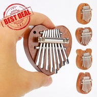 8 Keys Mini Kalimba Fine Finger Thumb Piano Marimba Music Accessories A8k0