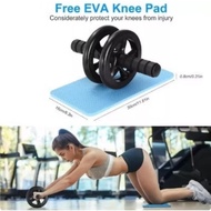 Ab Wheel/Ab Roller/Double Wheel/ Sit Up Tool Gym Equipment 1601 Bonus Mattress
