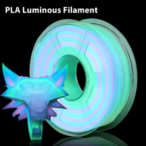 250g 500g 1Kg PLA Rainbow Glow In The Dark 3D Printer Filament Sublimation shine Rainbow 3D Printing