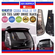 BRAND DEPO PROTON EXORA BOLD 2015 ( WITH SOCKET + 9 LED )TAIL LAMP SMOKE  REAR LIGHT LAMPU BELAKANG 