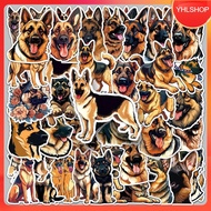 Shipped From Thailand 50 Sheets German Shepherd Alsatian Police Dog Sticker