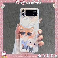 Samsung Z Flip & Oppo N Flip Pink Aesthetic Elegant Case | Samsung Z Flip Case 7 6 5 4 3 2 | Z Flip 