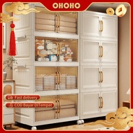 Foldable Stackable  L50-80cm 2 Doors Checkers Versatile Storage Cabinet With Pulley
