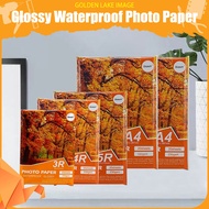 Professional 3R 4R 5R A4 Size 180GSM / 230GSM Photo Paper Printing Glossy Paper Inkjet Set 20 Sheets