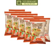 [SET 10 GÓI] - ACECOOK - Viên canh ăn liền Kanli 2 vị: Canh chua tôm Canh khoai mỡ nấu tôm Viên canh