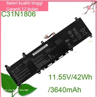 Asal New laptop Bateri C31N1806 11.55V/42Wh/3640mAh For VivoBook S13 S330FA-EY001T S330UA S330UN-EY0