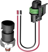 HUQUZN Oil Pressure Fuel Pump Pressure Shut Sensor Switch with Wire Fit for Mercruiser Quicksilver 4