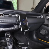 ABS Black Car Center Console Side Phone Holder GPS Navigation Bracket Interior Car Accessories For T