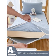 Class A Cotton Mattress Cover All-Inclusive Zipper Protective Cover Student Dormitory Anti-dust Bed 