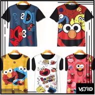 Cool Elmo 3D T-Shirt | Elmo Cartoon T-Shirt | Elmo Clothes for Children Aged 1-12 Years