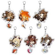 Creative Game Reverse:1999 Keychains Cute Double Sides Anime Character Figure Acrylic Keyrings Cospl