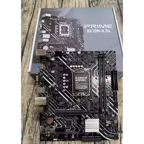 For ASUS PRIME H610M-K D4 Motherboard LGA1700 Support 12/13/14th Gen Intel CPU DDR4 M.2 VGA HDMI