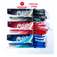 Hộp 20 cây Bút bi mực trơn Thiên Long TL-095 Laris đầu 0.5mm mực êm trơn