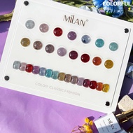 【พร้อมส่ง】MILAN 15สี  สีเจล สีเจลแฟลช15สี สีเจลแฟลช   แถม ชาร์ทสี