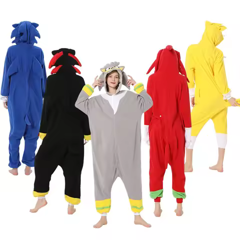 Animal Hedgehog Jumpsuit Pajama Party Clothing Fleece Adult Gathering Outfit Clothes Shadow Cosplay 