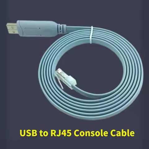 USB Extension RJ45 Console Cable FTDI USB FT232R Chip RS232 Level Shifter 1.8M 3M 5M For Cisco H3C H