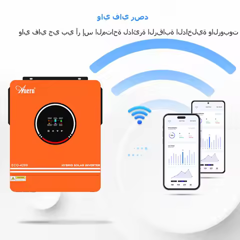 Solar Off Grid Inverter Hybrid 3600W 4200W 6200W Hybrid Solar Inverter Controller 24V 48V 220V 120A