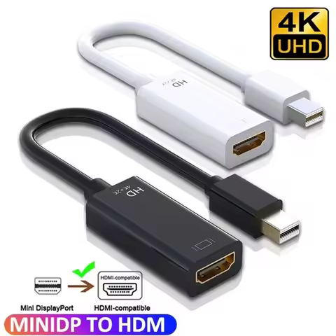 4K Mini Displayport To HDMI-compatible Cable 4K TV Projector Projetor DP 1.4 Display Port Converter 