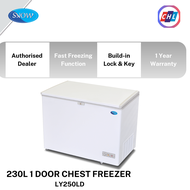 SNOW CHEST FREEZER 230L [LY250LD] (FAST &amp; SAFE DELIVERY) - SNOW WARRANTY MALAYSIA