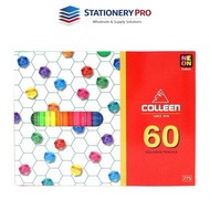 Colleen Colored Pencils 60 Sticks 60 Colors 775 (Square Sticks)