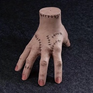 <APUN>NNJXD Wednesday Thing Hand From Addams Family Ornament Latex Horror Broken Hand Halloween Craf