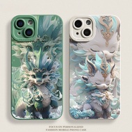 New Design Kirin Auspicious Dragon for VIVO Y17S Y27 Y36 Y02 V27E Y16 Y35 Y33S Y22S Y15S Y21S Y33S Y11 Y12 Y15 Y17 Y12S Oft TPU Mobile Phone Protection Case with Cartoon Pattern