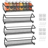 【AA NEW】 Wall-Mount Cabinet Door Spice Rack Hanging Spice Organizers Racks Pantry Kitchen Cupboard O