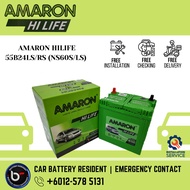 [ Installation Provided ] 55B24R | 55B24L | NS60S | NS60L ] Amaron Hi Life | Car Battery Bateri Kereta |